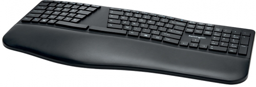 Tastatura Wireless cu suport ergonomic, culoare negru, ProFit Ergo Kensington