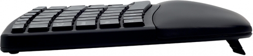 Tastatura Wireless cu suport ergonomic, culoare negru, ProFit Ergo Kensington