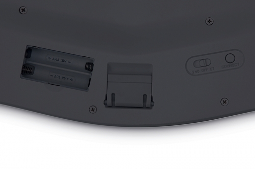 Tastatura Wireless cu suport ergonomic, culoare negru, ProFit Ergo Kensington