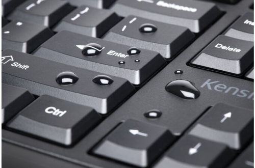 Tastatura Wireless cu suport ergonomic, culoare negru, ProFit Ergo Kensington