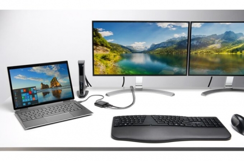 Tastatura Wireless cu suport ergonomic, culoare negru, ProFit Ergo Kensington