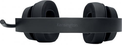 Casti H3000, reglabile, microfon cu anulare sunet inclus, conexiune Bluetooth, negru Kensington