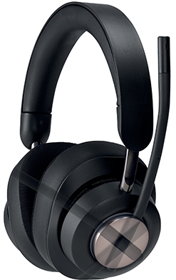 Casti H3000, reglabile, microfon cu anulare sunet inclus, conexiune Bluetooth, negru Kensington