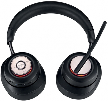 Casti H3000, reglabile, microfon cu anulare sunet inclus, conexiune Bluetooth, negru Kensington