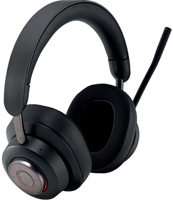 Casti H3000, reglabile, microfon cu anulare sunet inclus, conexiune Bluetooth, negru Kensington