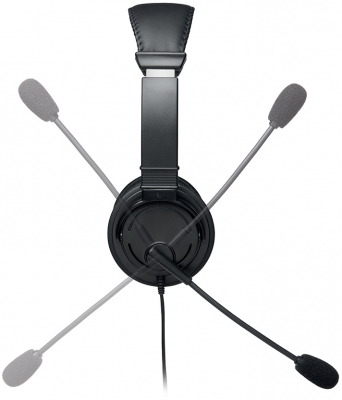 Casti On-Ear Hi-Fi, reglabile, cablu USB 1.8 m, culoare negru, Kensington
