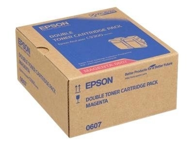 Twin Pack Cartus Toner Magenta C13S050607 2X7,5K Original Epson Aculaser C9300N