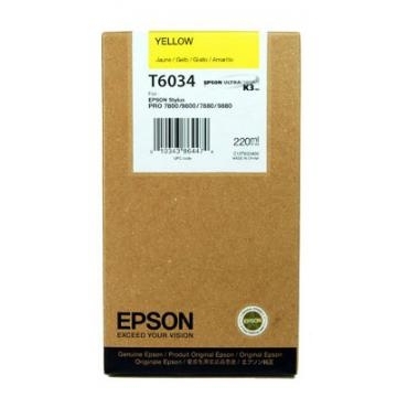 Cartus Yellow C13T603400 220Ml Original Epson Stylus Pro 7800