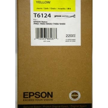 Cartus Yellow C13T612400 220Ml Original Epson Stylus Pro 7400
