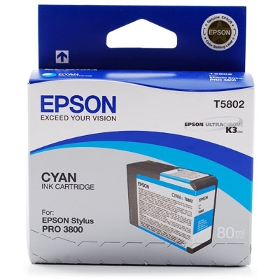 Cartus Cyan C13T580200 80Ml Original Epson Stylus Pro 3800