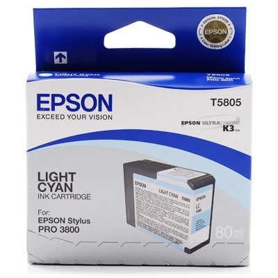 Cartus Light Cyan C13T580500 80Ml Original Epson Stylus Pro 3800