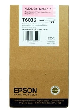 Cartus Vivid Light Magenta C13T603600 220 Ml Original Epson Stylus Pro 7880