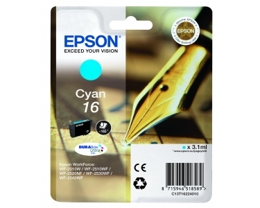 Cartus Cyan Nr.16 C13T16224012 3,1Ml Original Epson Wf-2010W
