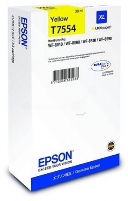 Cartus Yellow Size Xl C13T755440 4K Original Epson Workforce Pro Wf-8010Dw