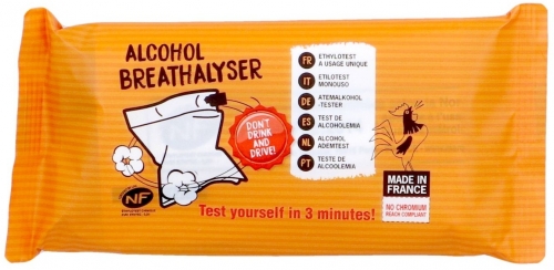 Alcool tester de unica folosinta pentru spatii publice