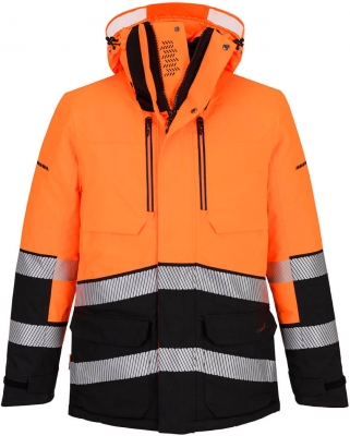 Jacketa de protectie Parka EV4 Hi-Vis, portocaliu, Portwest