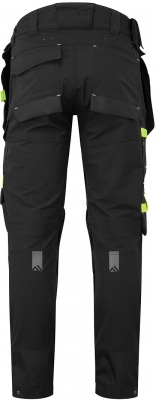 Pantaloni de lucru stretch Holster, Negru, Short, Portwest EV4