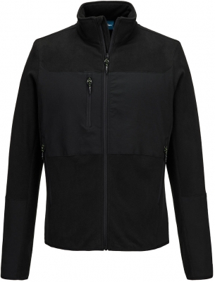 Jacheta fleece EV4, negru, texturat, Portwest