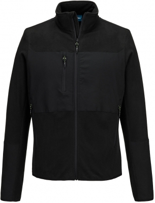 Jacheta fleece EV4, negru, texturat, Portwest
