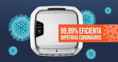 Purificator aer AeraMax PRO IV PureView, pentru spatii de 130 m², cu montare pe perete, panou control tactil, Fellowes