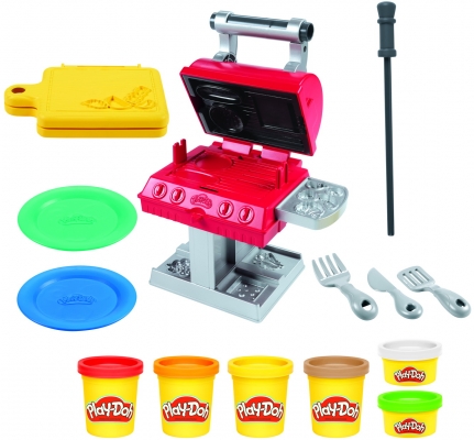Set gratar cu forme si stampile Play-doh Hasbro