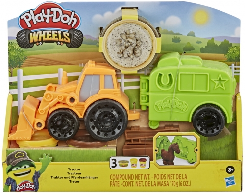 Set Wheels: tractorul Play-doh Hasbro