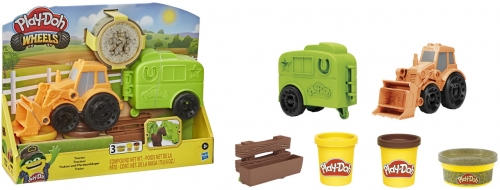Set Wheels: tractorul Play-doh Hasbro