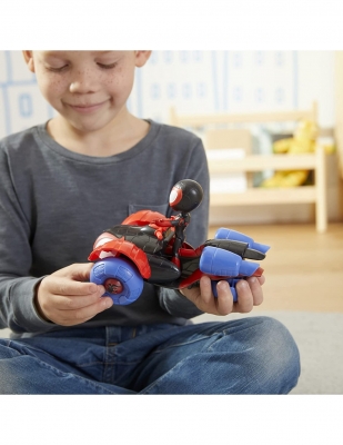 Set figurina Spidey si vehicul, Spidey prietenii extraordinari Hasbro