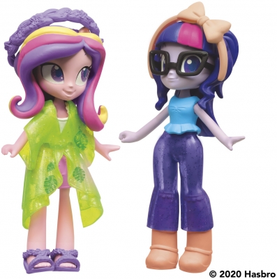 Set figurine My Little Pony Equestria Girls: Twilight Sparkle & Princess Cadance cu accesorii Hasbro