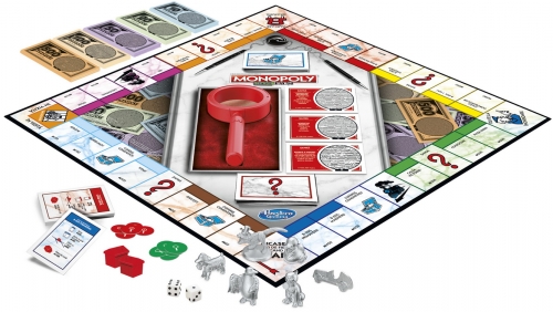 Joc de societate Monopoly Crooked Cash - Bani Falsi Hasbro