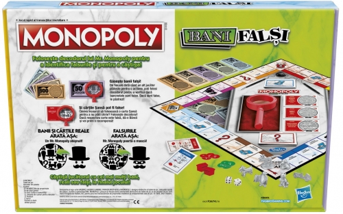 Joc de societate Monopoly Crooked Cash - Bani Falsi Hasbro