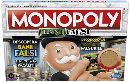 Joc de societate Monopoly Crooked Cash - Bani Falsi Hasbro