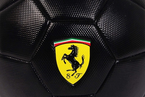 Minge de fotbal Ferrari, negru, marimea 5, Editie Limitata As Toys