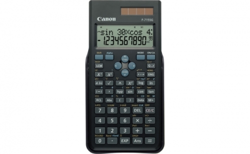 Calculator stiintific birou Canon, 16 cifre, display LCD 2 linii, alimentare solara si baterie, 250 functii