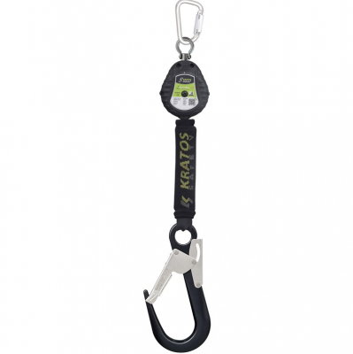 Opritor de cadere Olympe-S2 retractabil cu carcasa din polimer si snur, LG 2m, Kratos Safety