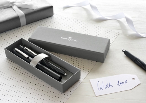 Set Stilou + Pix Grip 2011 Negru Faber-Castell