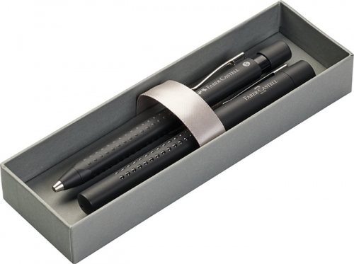 Set Stilou + Pix Grip 2011 Negru Faber-Castell