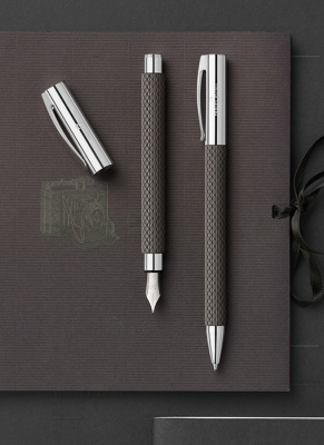 Stilou Ambition Opart Black Sand, penita M, Faber-Castell