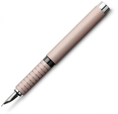 Stilou Essentio Aluminium Rose, penita M, Faber-Castell
