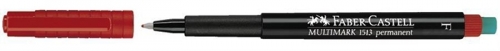 Marker Permanent F Multimark, 8 culori/set Faber-Castell