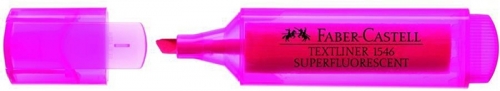 Textmarker Superfluorescent 1546, 4 culori/set Faber-Castell