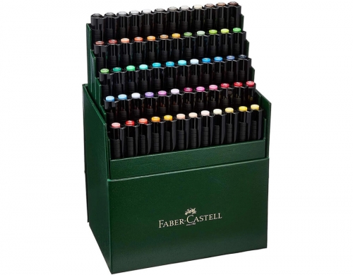 Marker caligrafic Pitt Artist Pen Cutie Studio 60 buc/set Faber-Castell