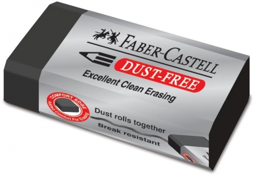 Radiera creion Dust Free 7171 neagra Faber-Castell