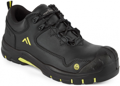 Pantofi de protectie Apex compositelite S3S ESD HRO SR SC Portwest, negru/galben