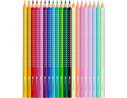 Set cadou 20 creioane colorate, Sparkle Butterfly, Faber-Castell