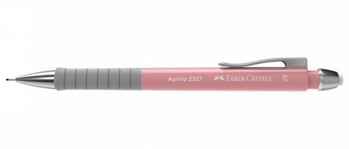 Creion mecanic 0.7 mm Apollo, roz pastel, Faber-Castell 