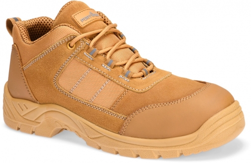 Pantofi compozit Textil Suede S1 SR FO, maro, Portwest