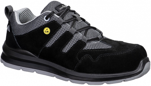 Pantofi de protectie compositelite S1 ESD Portwest, negru/gri