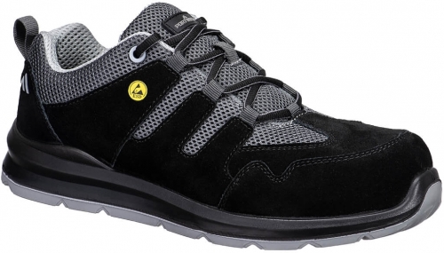 Pantofi de protectie compositelite S1 ESD Portwest, negru/gri