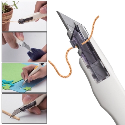 Cutter de precizie SDI, Ingenuity, 9mm, alb - BNB
